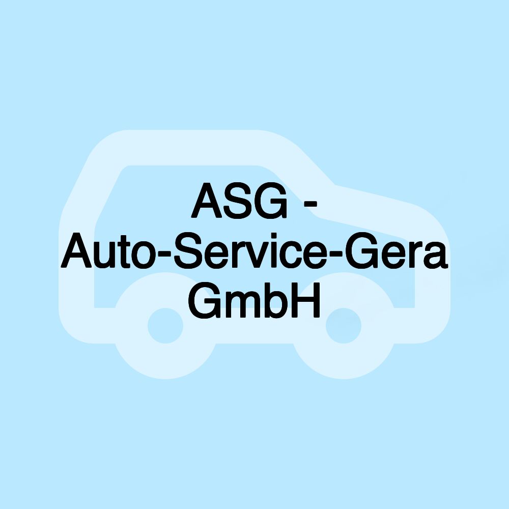 ASG - Auto-Service-Gera GmbH