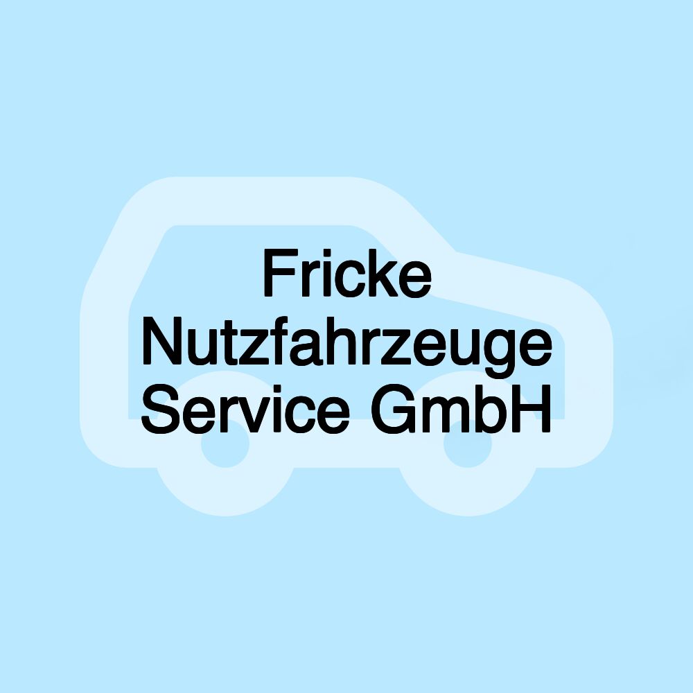 Fricke Nutzfahrzeuge Service GmbH Fricke Nutzfahrzeuge Service GmbH