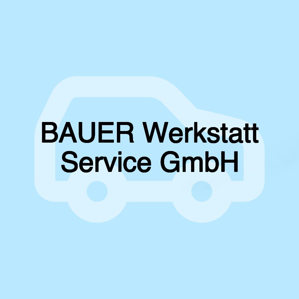 BAUER Werkstatt Service GmbH BAUER Werkstatt Service GmbH