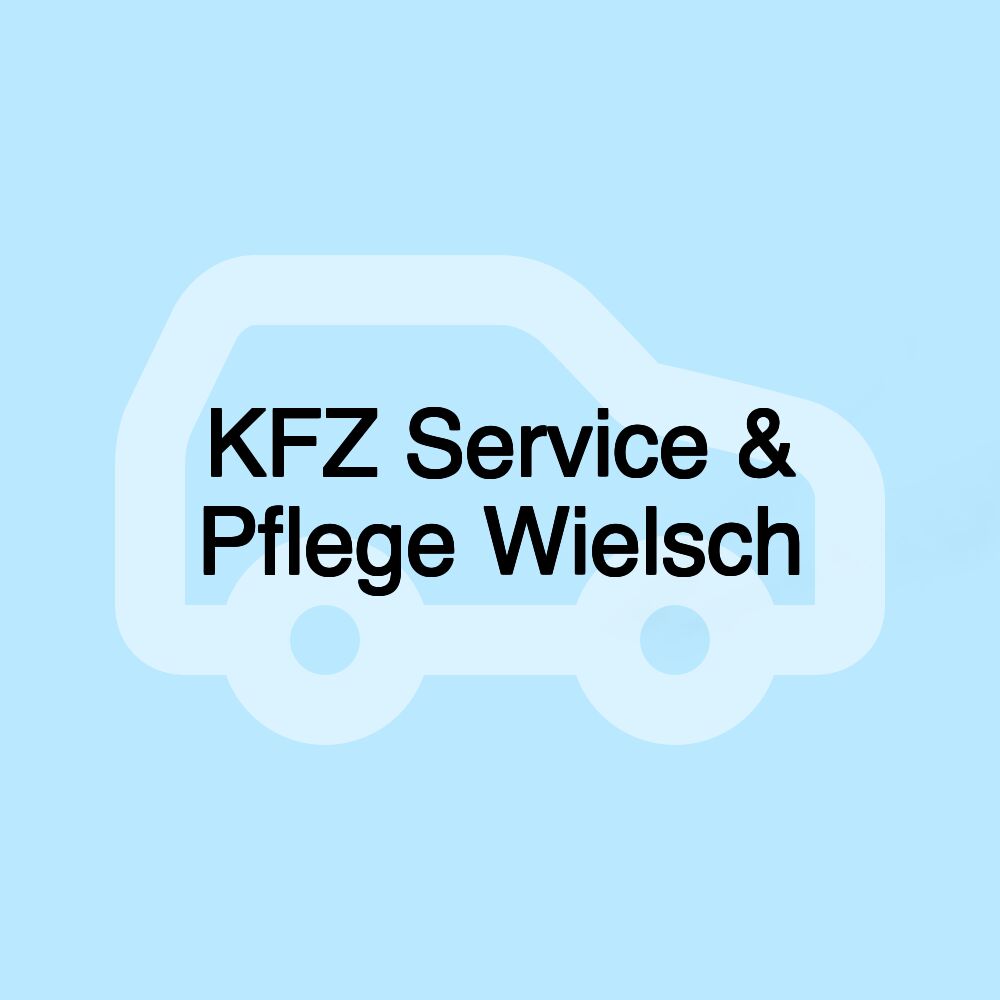 KFZ Service & Pflege Wielsch