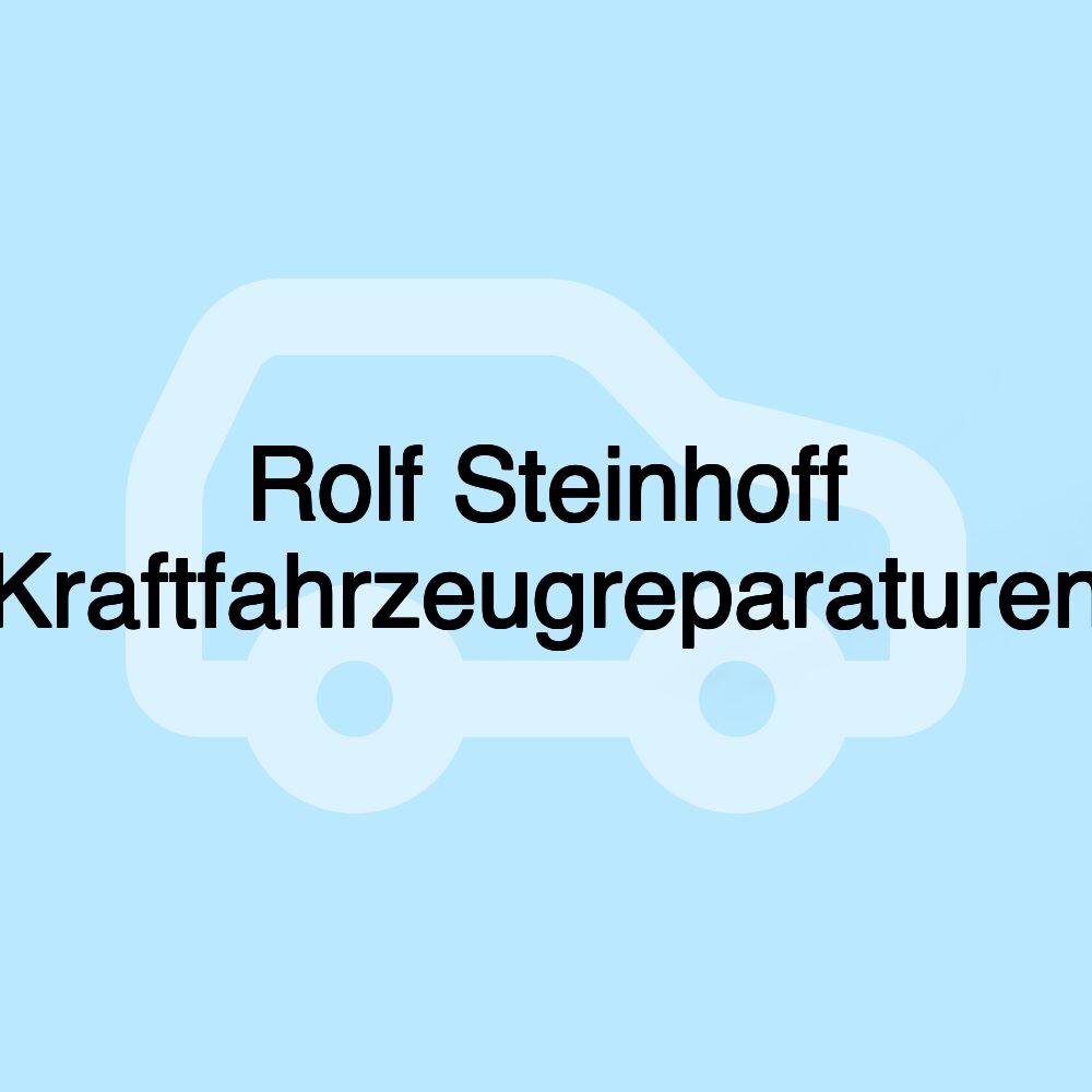 Rolf Steinhoff Kraftfahrzeugreparaturen