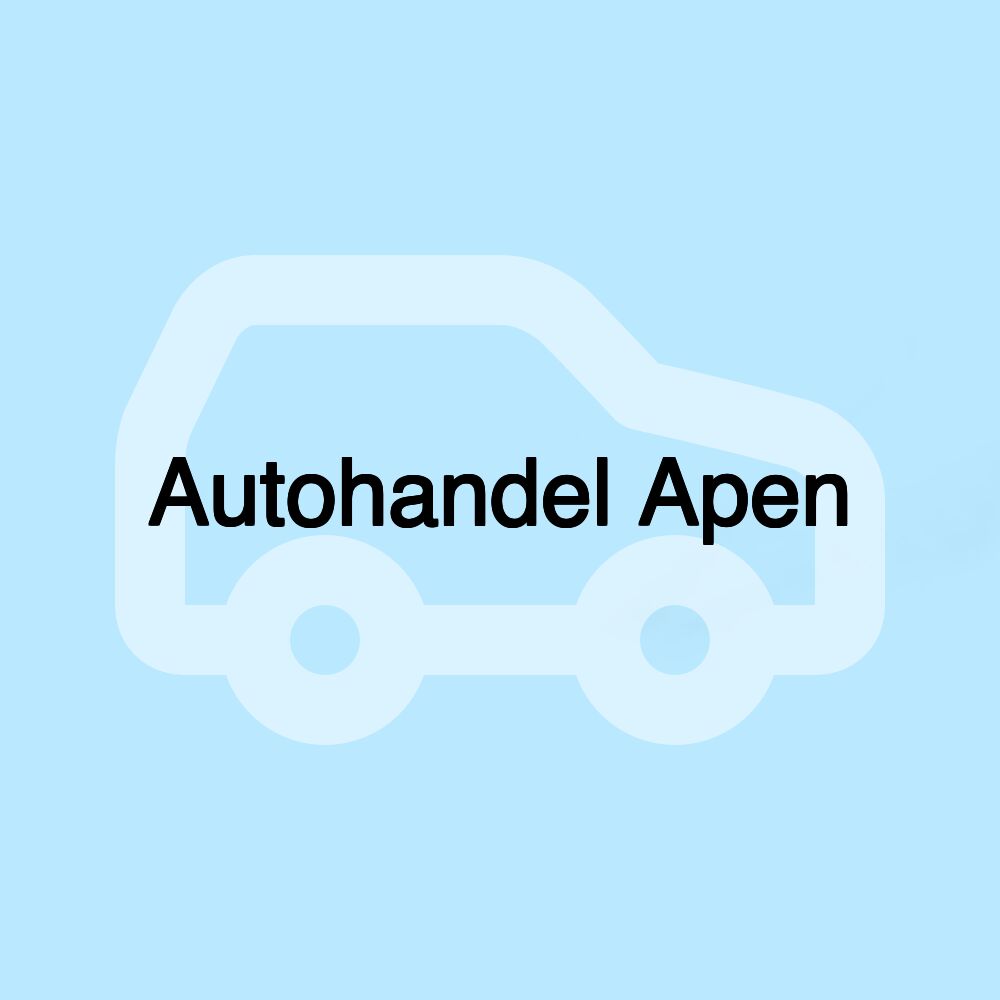 Autohandel Apen
