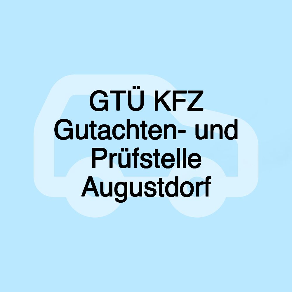 GTÜ KFZ Gutachten- und Prüfstelle Augustdorf