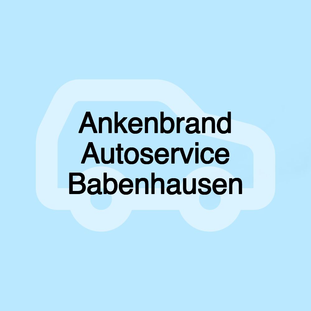 Ankenbrand Autoservice Babenhausen