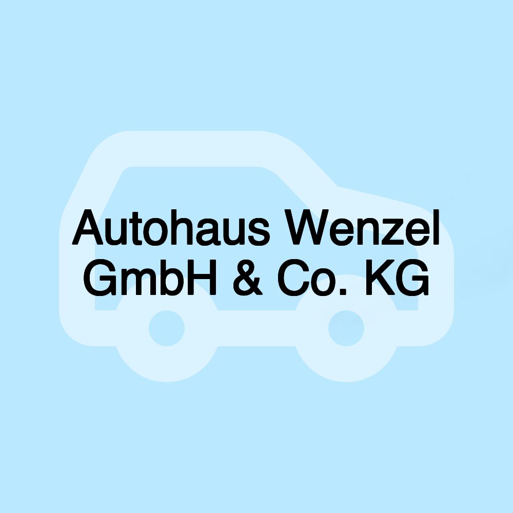 Autohaus Wenzel GmbH & Co. KG Autohaus Wenzel GmbH & Co. KG