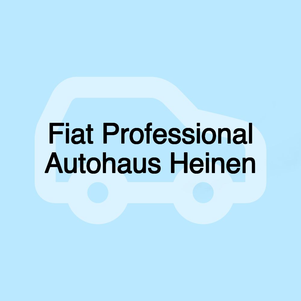 Fiat Professional Autohaus Heinen