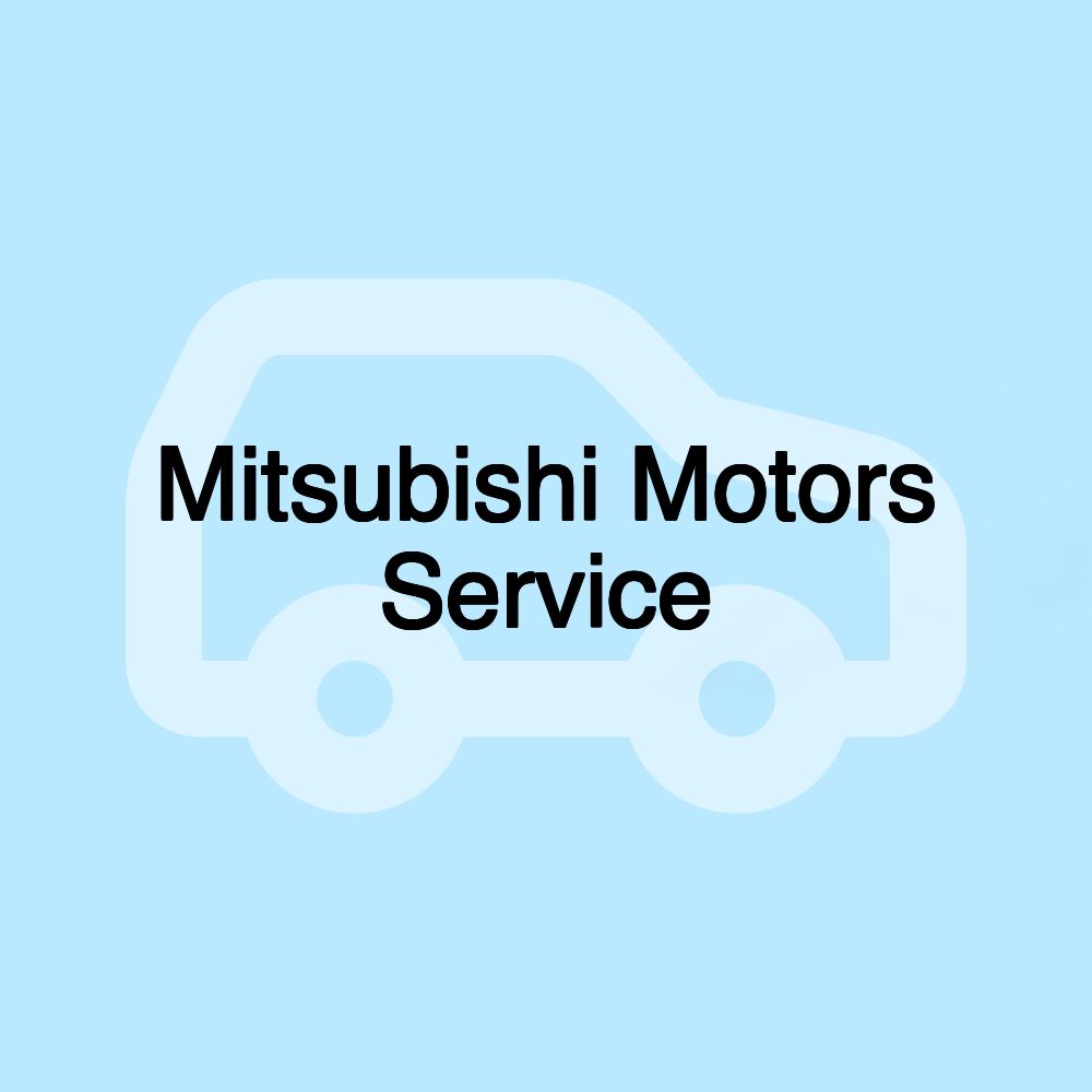 Mitsubishi Motors Service
