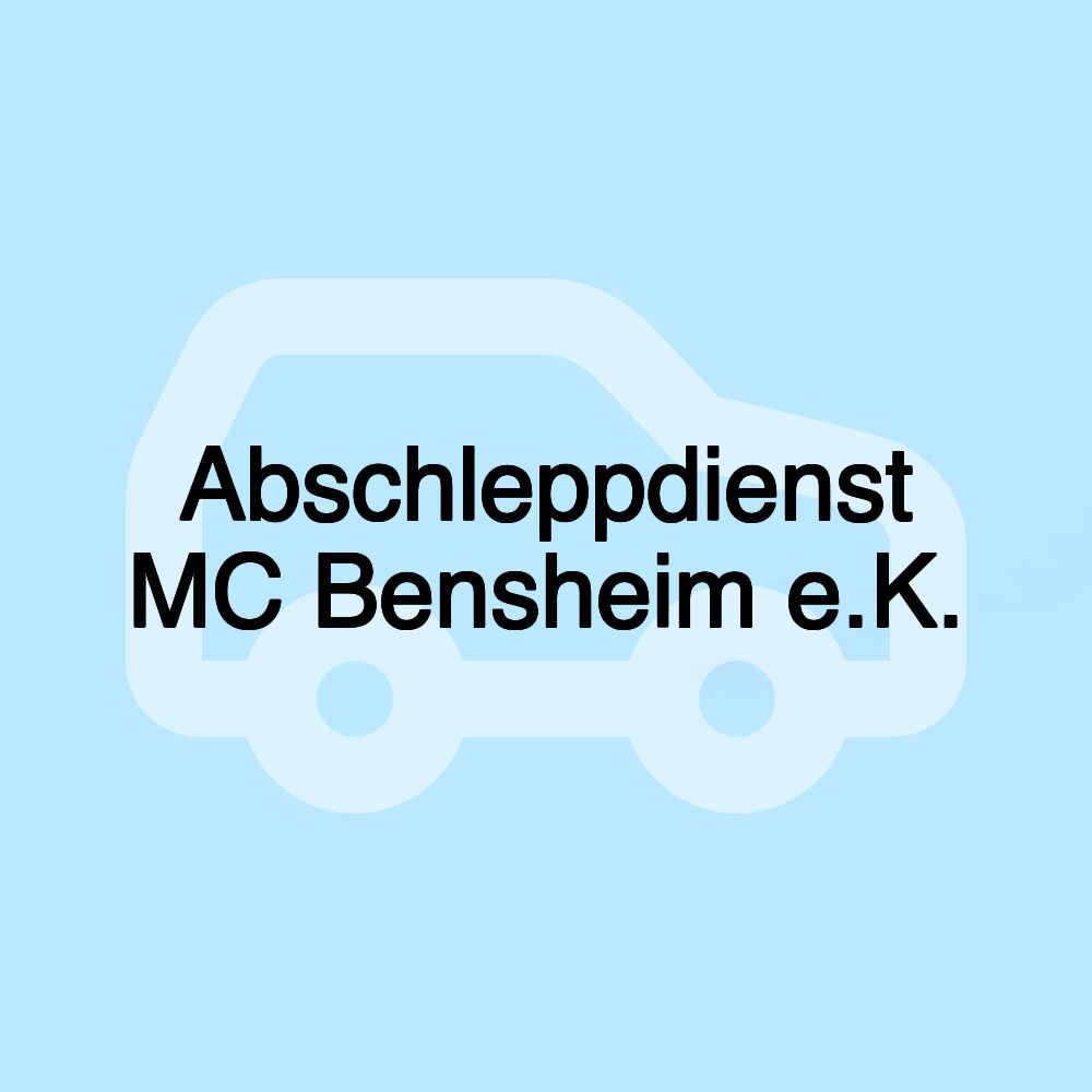Abschleppdienst MC Bensheim e.K.