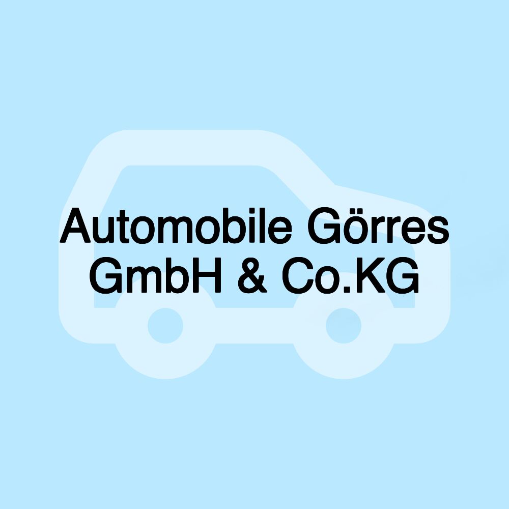 Automobile Görres GmbH & Co.KG