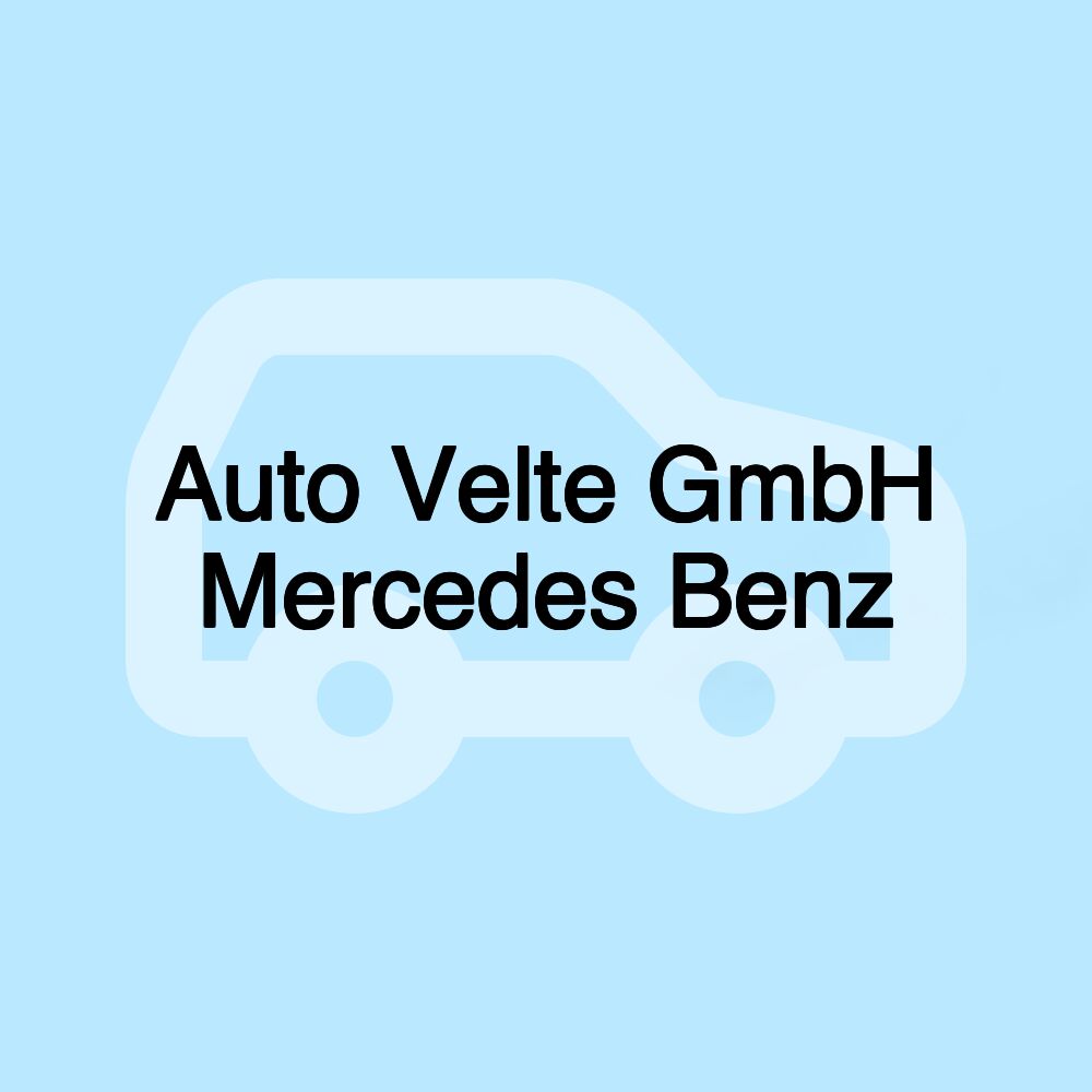 Auto Velte GmbH Mercedes Benz