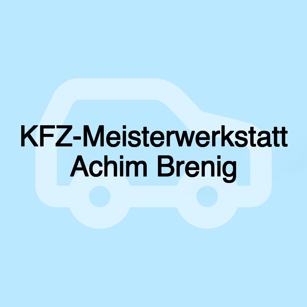 KFZ-Meisterwerkstatt Achim Brenig