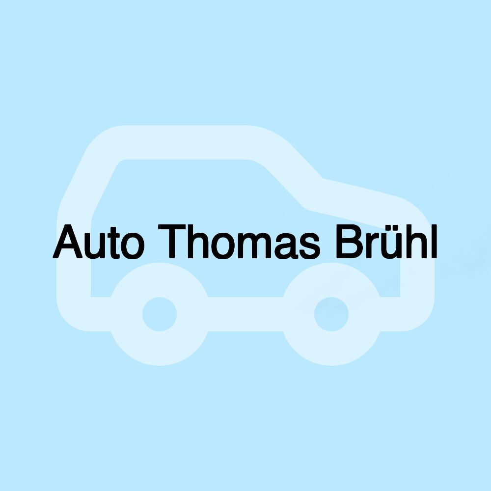 Auto Thomas Brühl