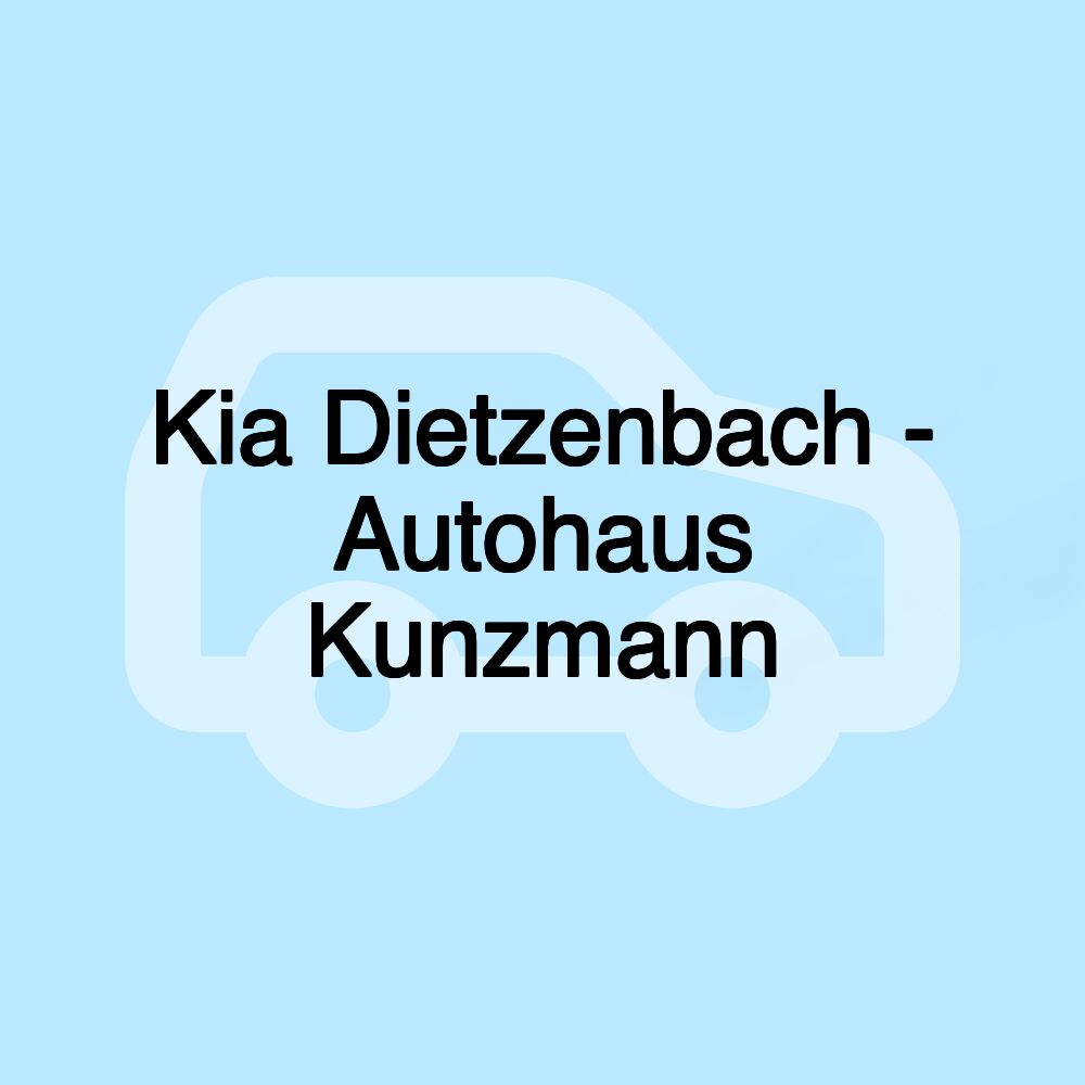 Kia Dietzenbach - Autohaus Kunzmann
