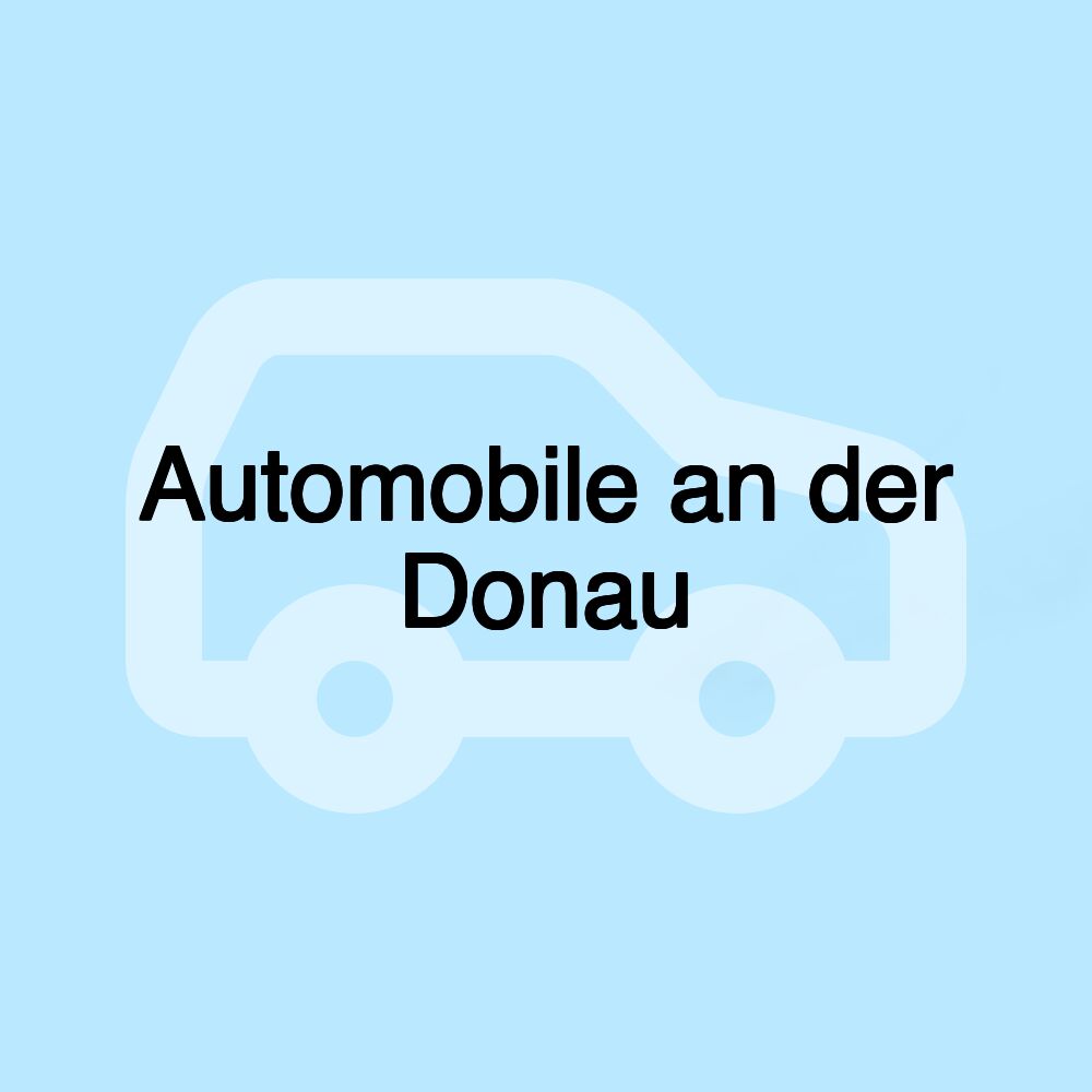 Automobile an der Donau