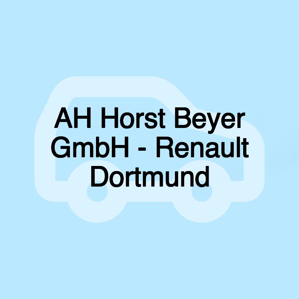 AH Horst Beyer GmbH - Renault Dortmund