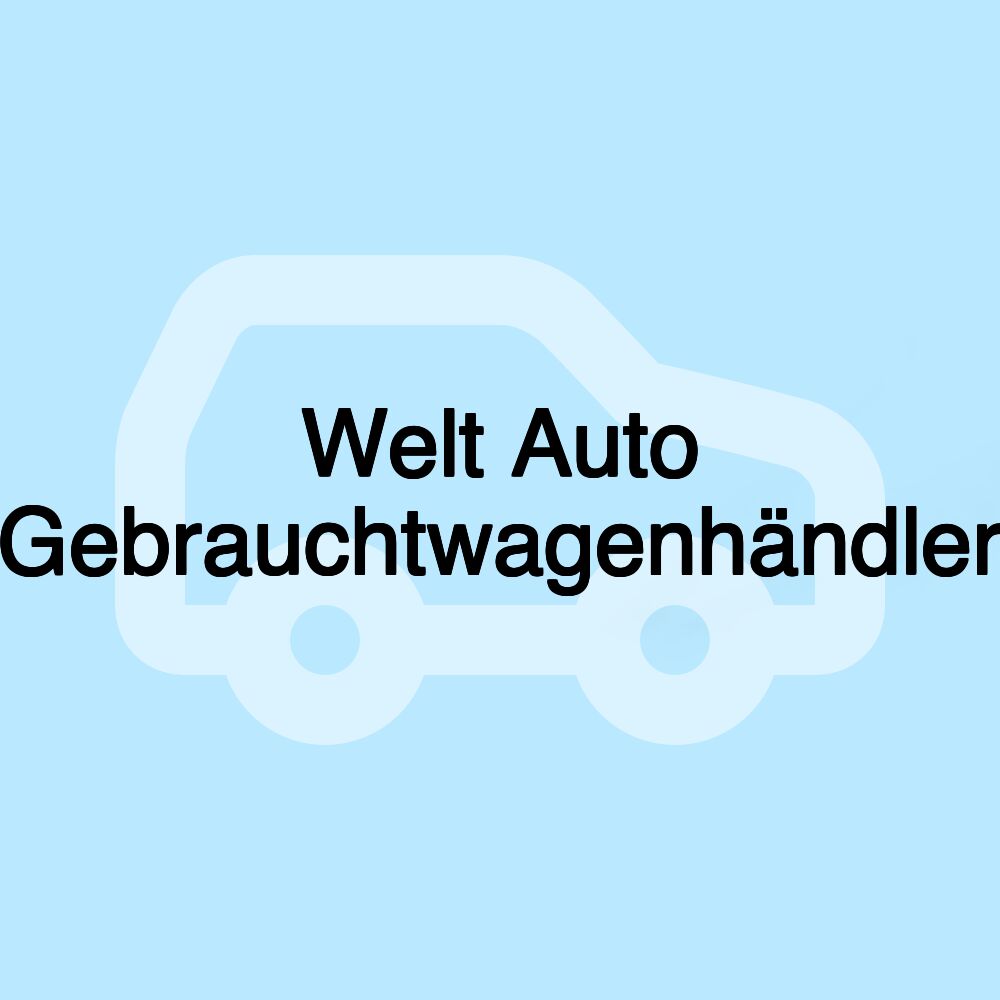 Welt Auto Gebrauchtwagenhändler