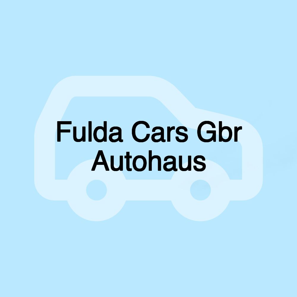 Fulda Cars Gbr Autohaus