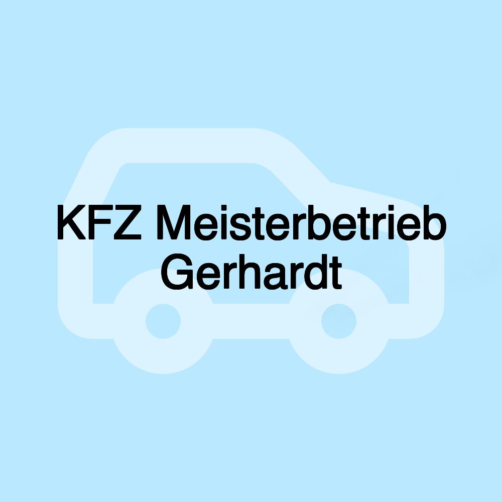 KFZ Meisterbetrieb Gerhardt