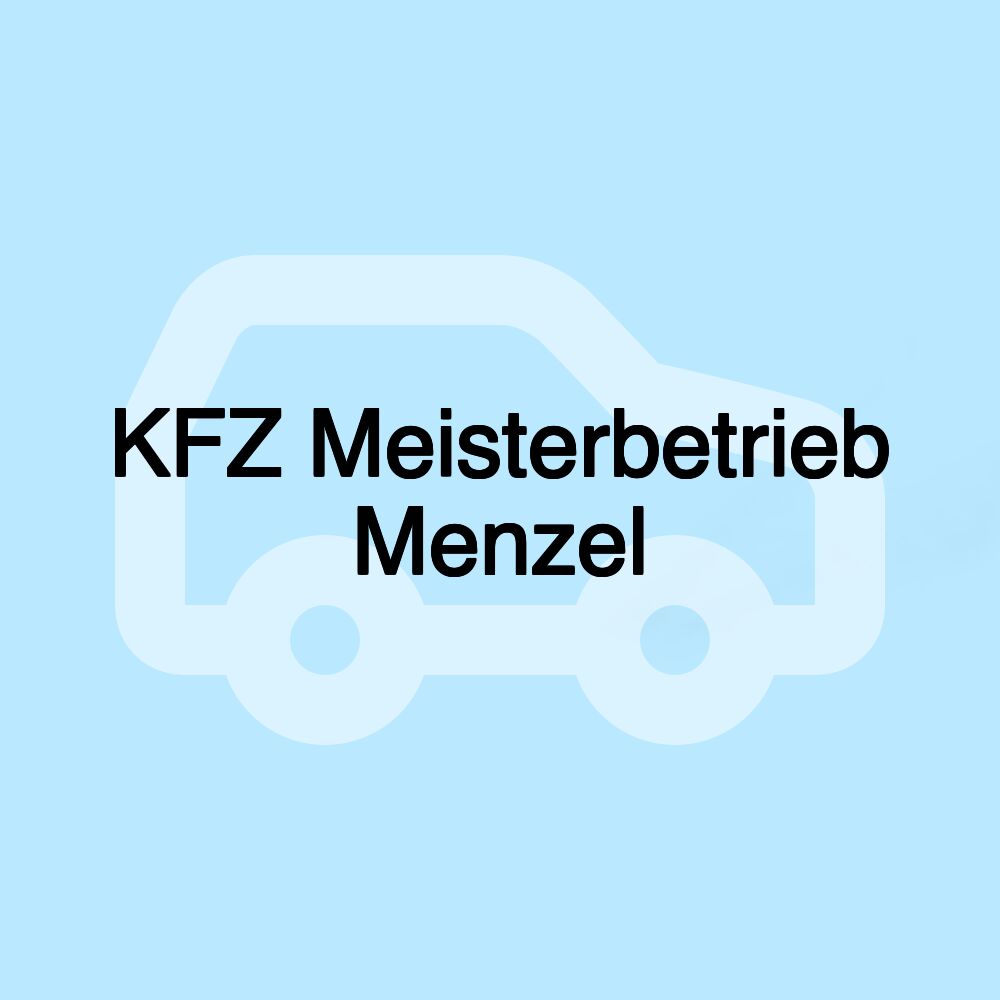KFZ Meisterbetrieb Menzel