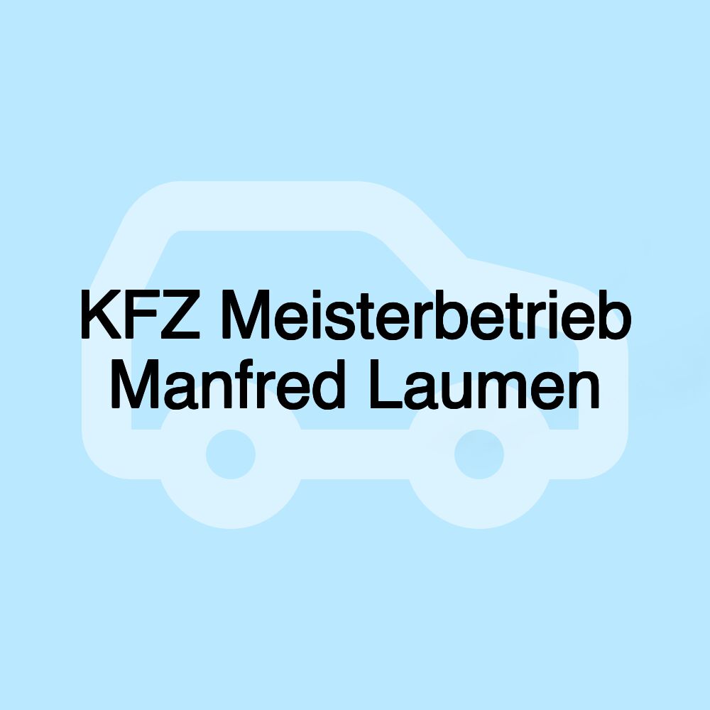 KFZ Meisterbetrieb Manfred Laumen