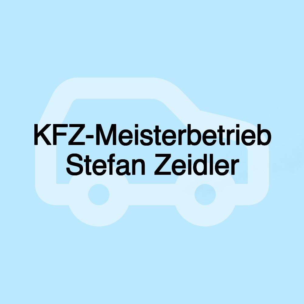 KFZ-Meisterbetrieb Stefan Zeidler