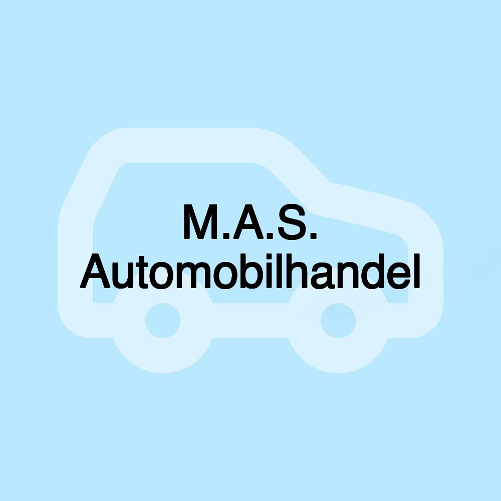 M.A.S. Automobilhandel
