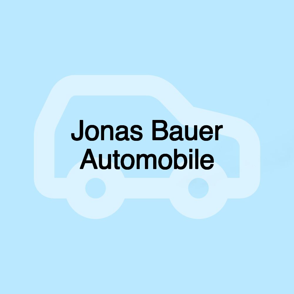 Jonas Bauer Automobile