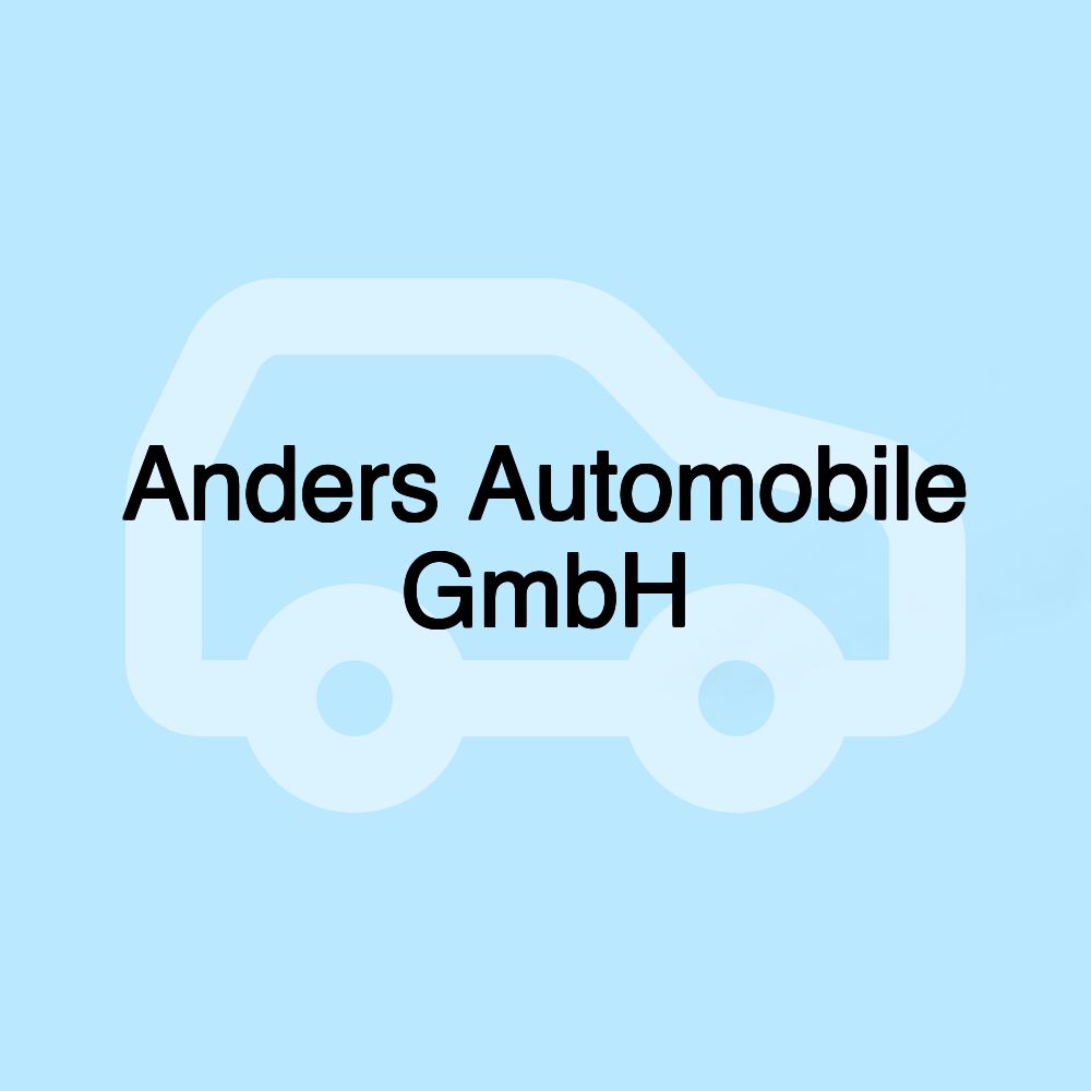 Anders Automobile GmbH Anders Automobile GmbH