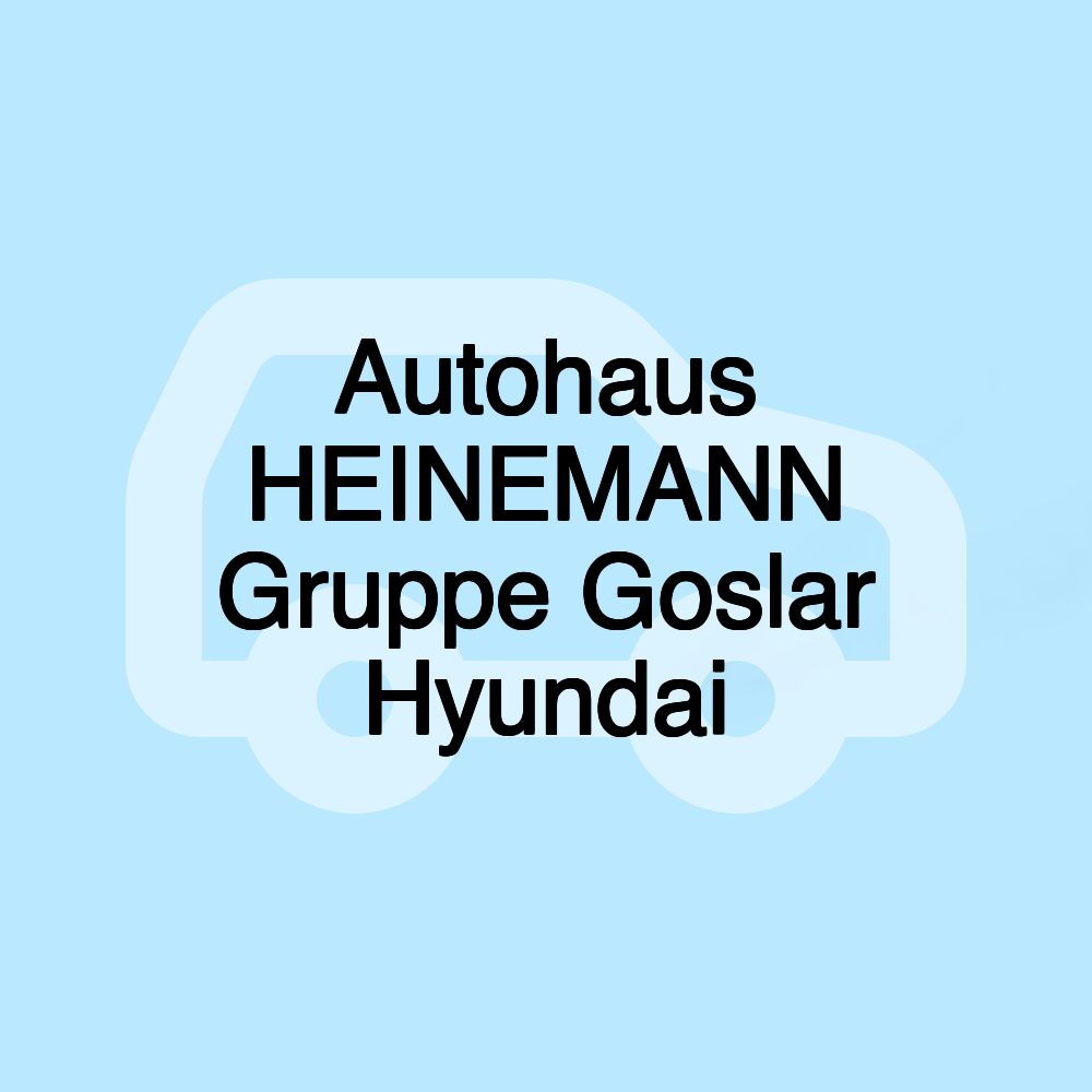 Autohaus HEINEMANN Gruppe Goslar Hyundai