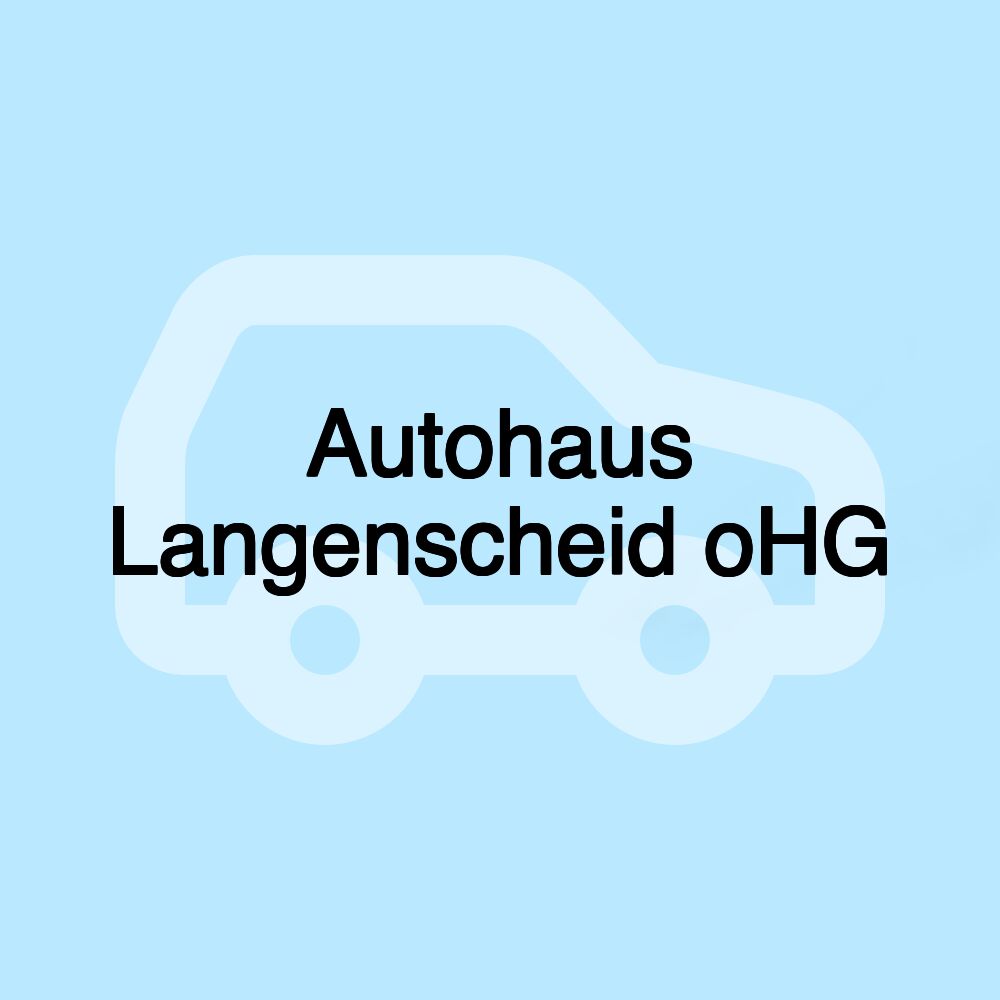 Autohaus Langenscheid oHG