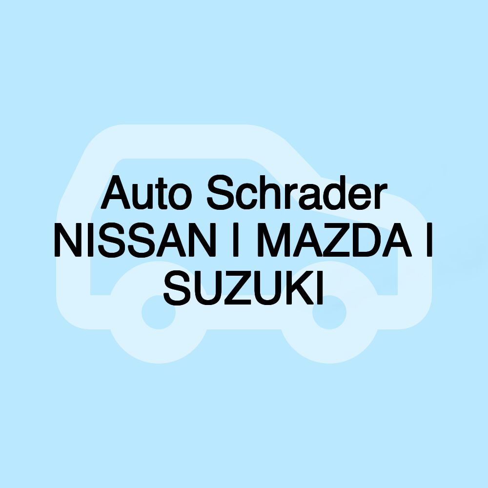 Auto Schrader NISSAN | MAZDA | SUZUKI