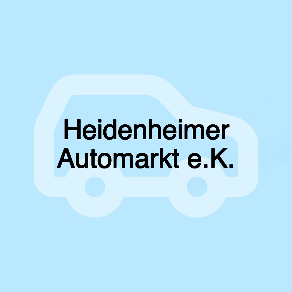 Heidenheimer Automarkt e.K.