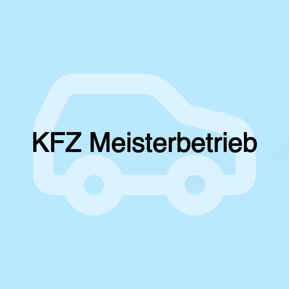 KFZ Meisterbetrieb