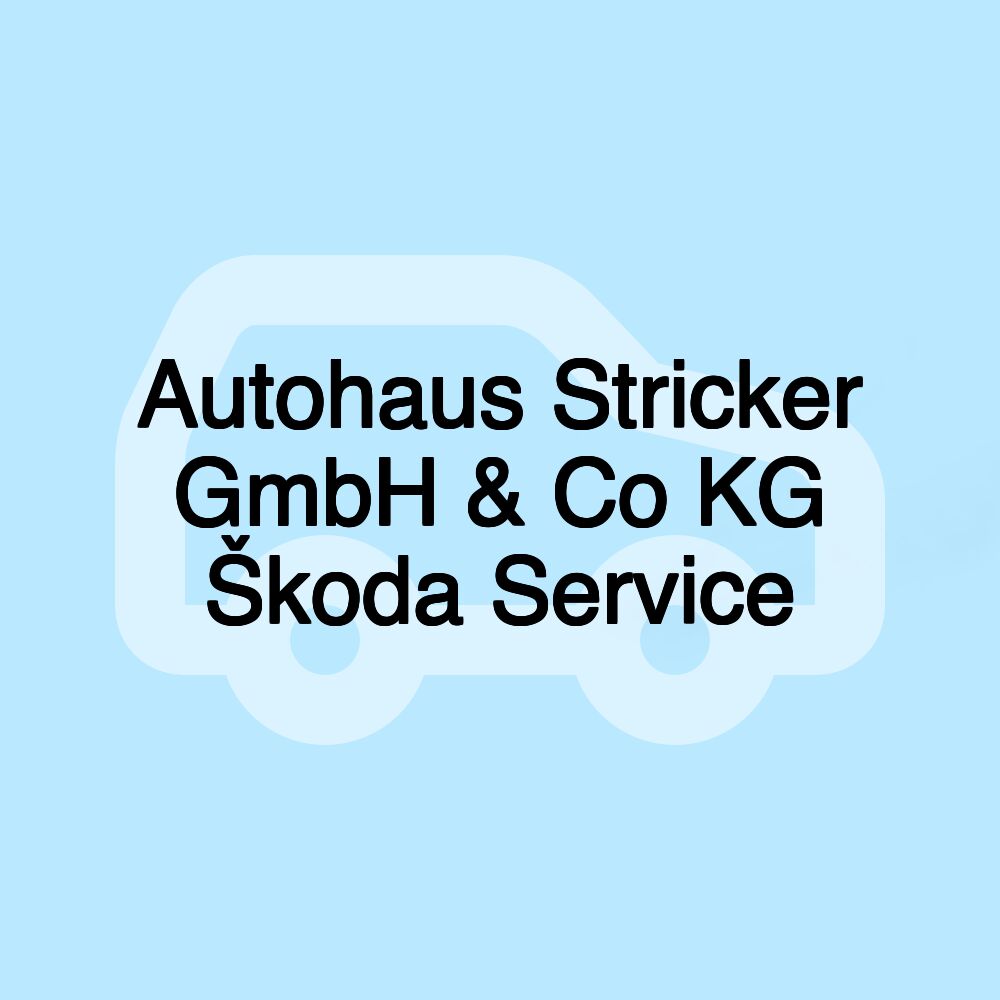 Autohaus Stricker GmbH & Co KG Škoda Service