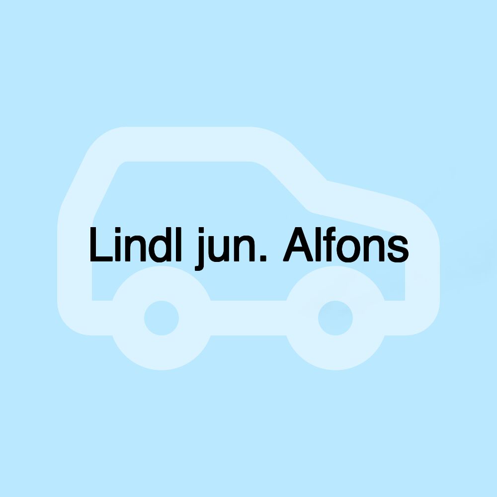 Lindl jun. Alfons Lindl jun. Alfons