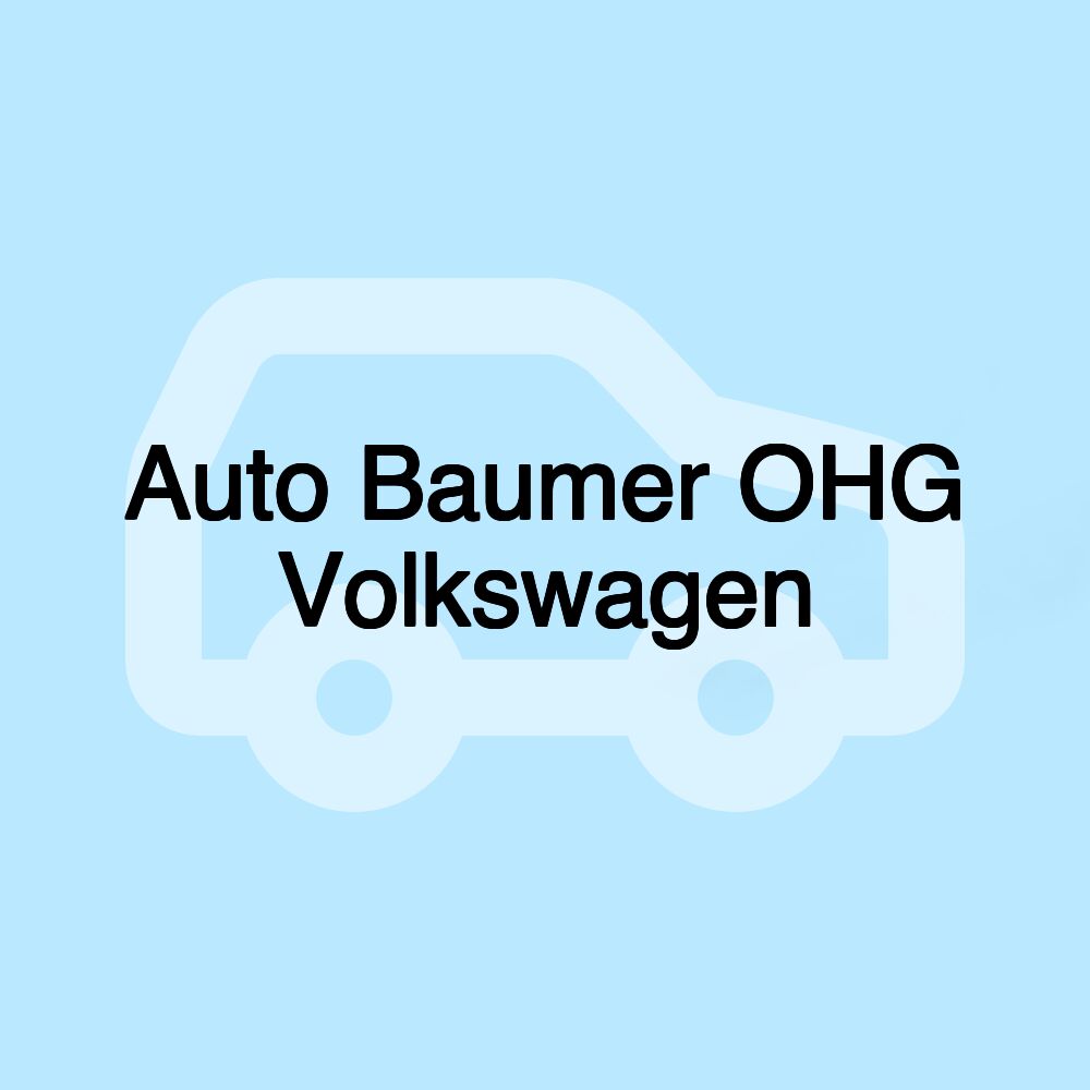 Auto Baumer OHG Volkswagen