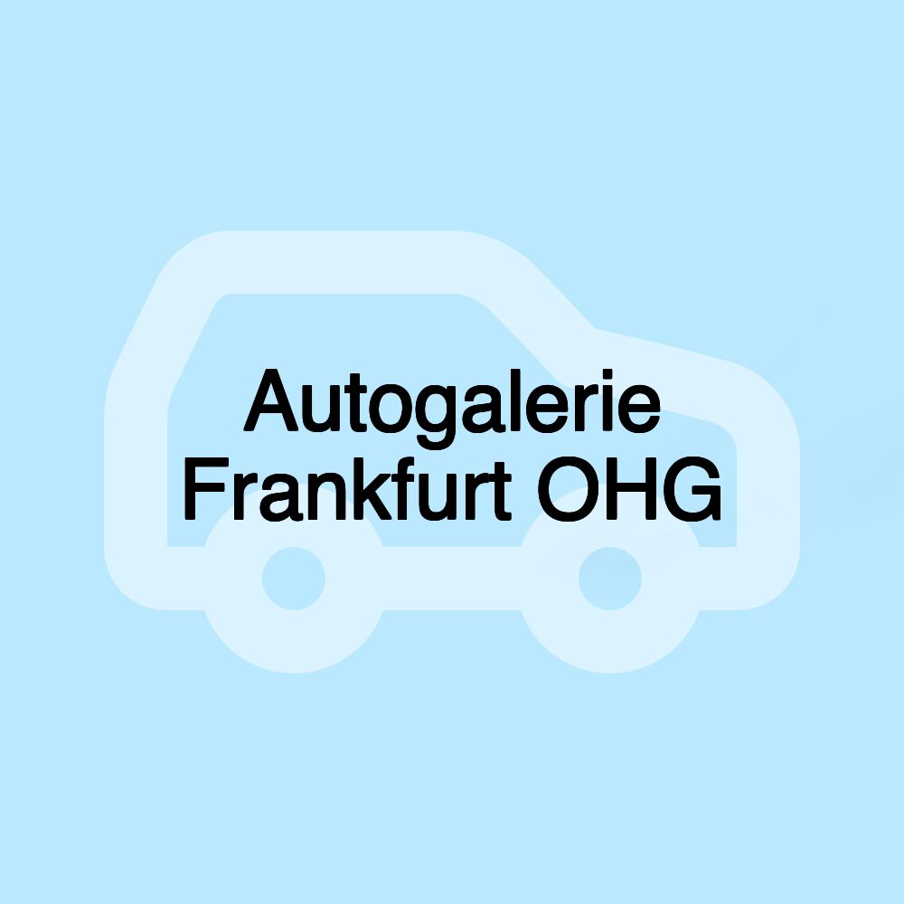 Autogalerie Frankfurt OHG