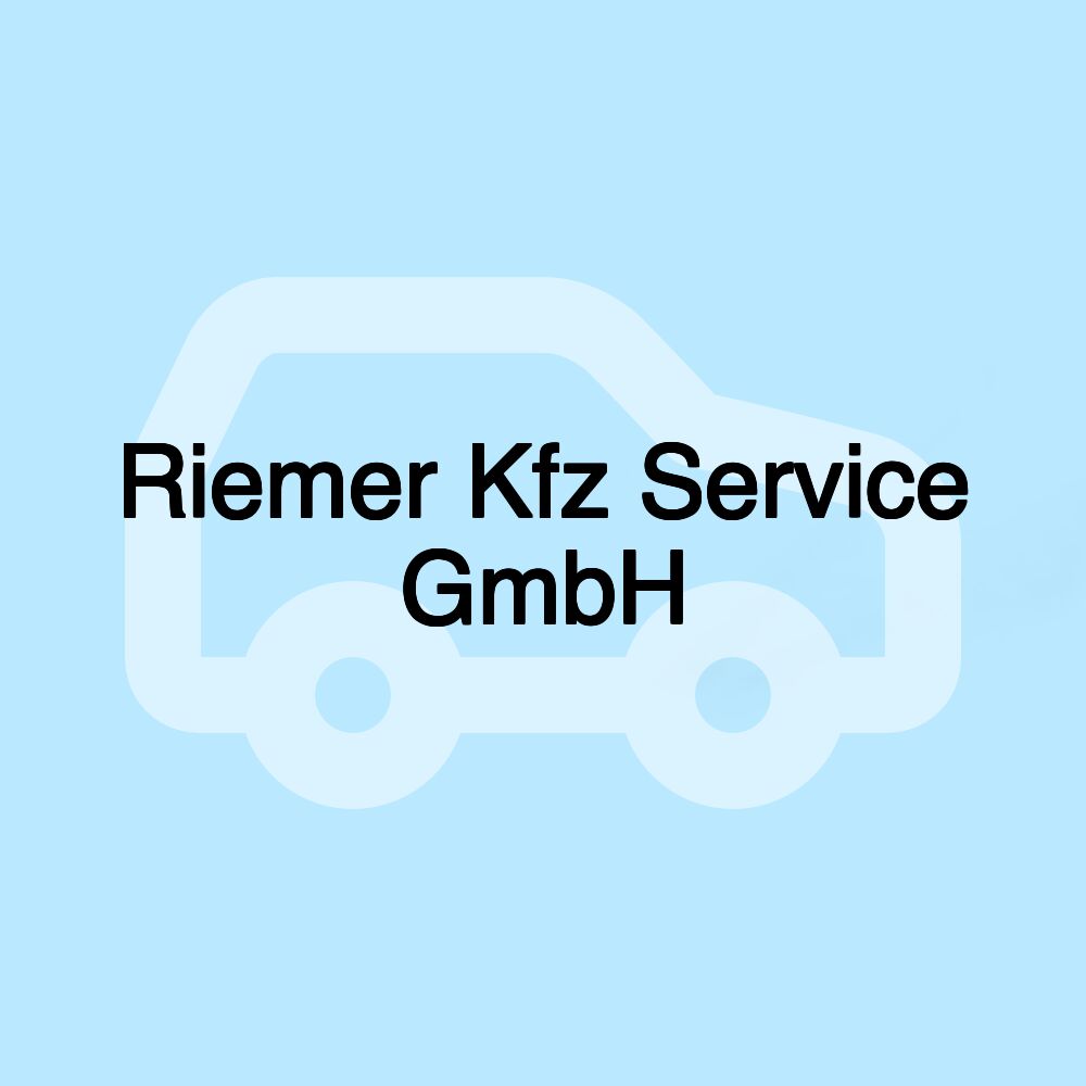 Riemer Kfz Service GmbH
