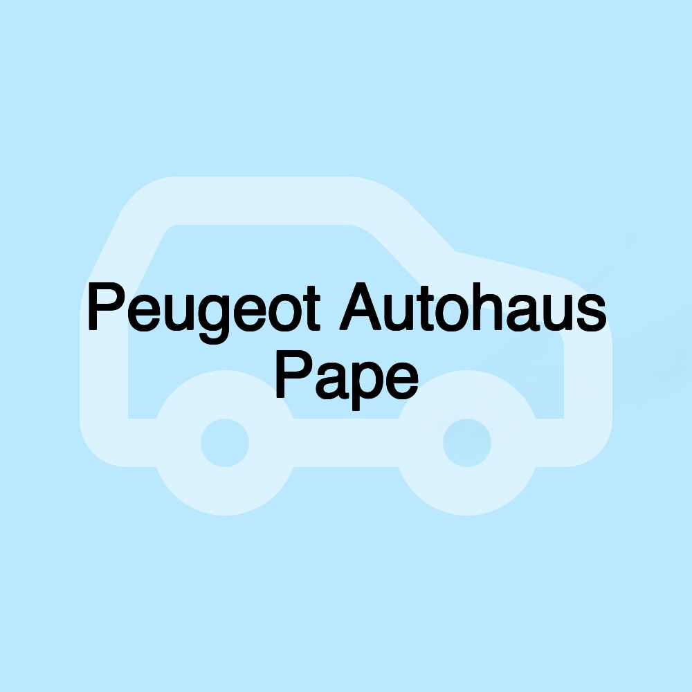 Peugeot Autohaus Pape