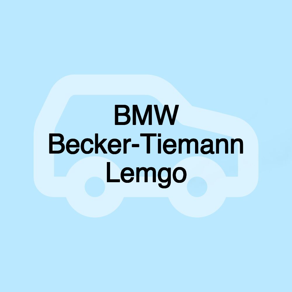 BMW Becker-Tiemann Lemgo BMW Becker-Tiemann Lemgo