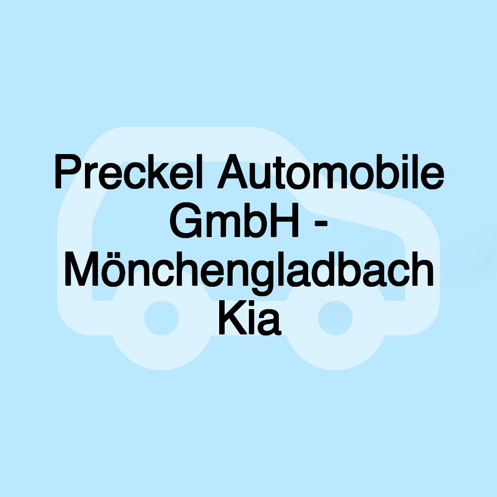 Preckel Automobile GmbH - Mönchengladbach Kia
