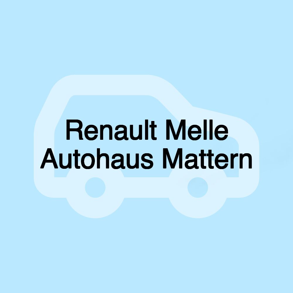 Renault Melle Autohaus Mattern