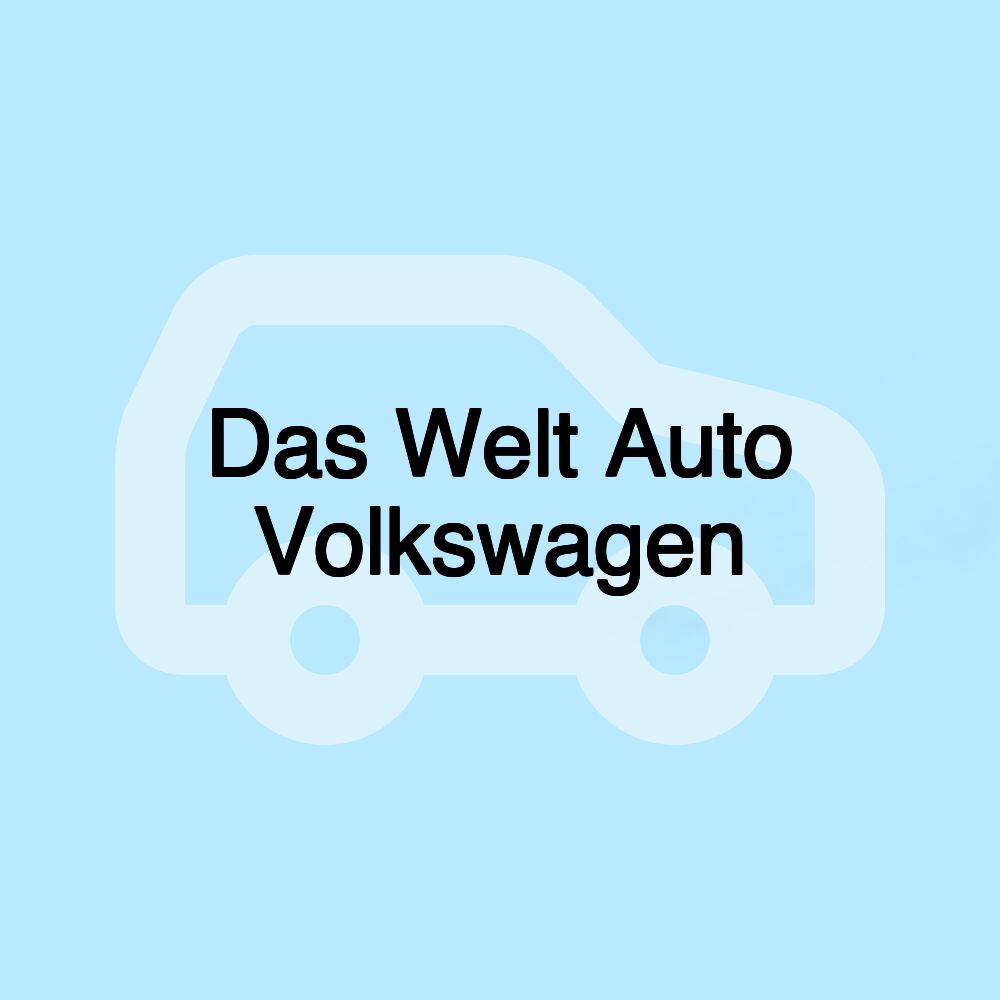 Das Welt Auto Volkswagen
