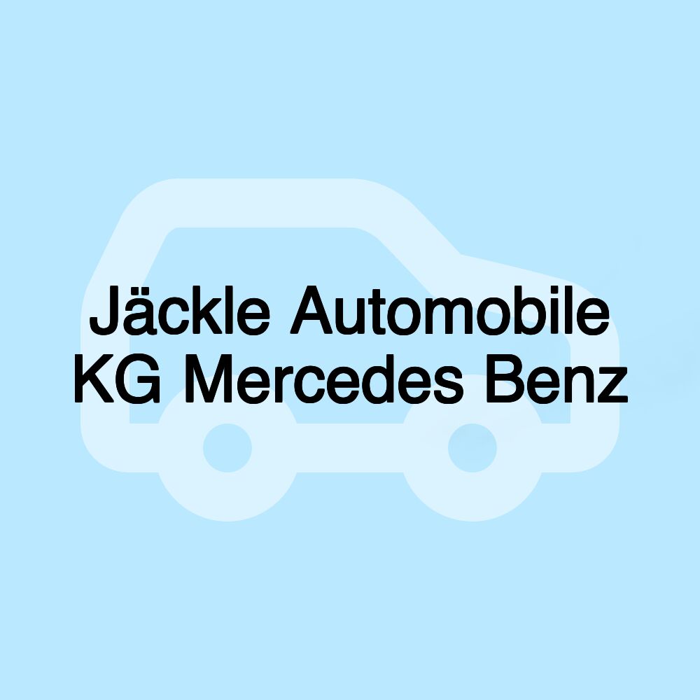 Jäckle Automobile KG Mercedes Benz