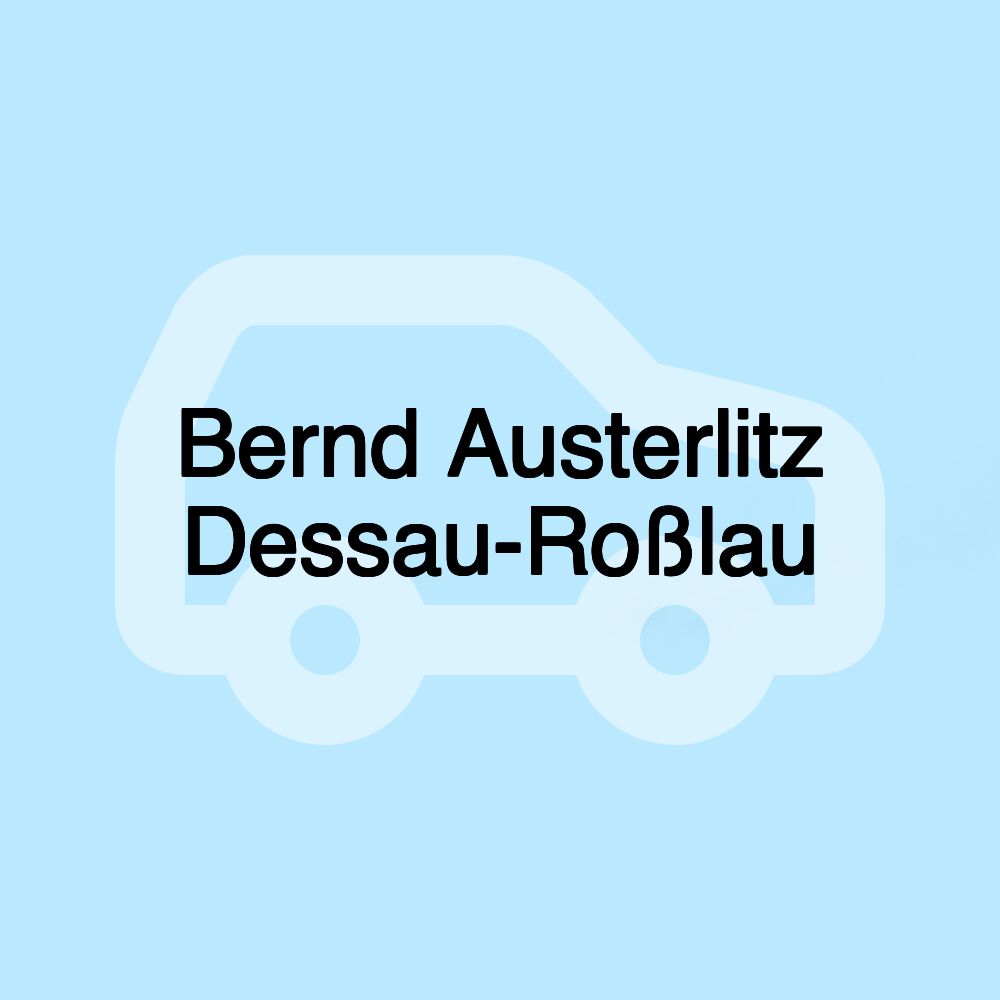 Bernd Austerlitz Dessau-Roßlau