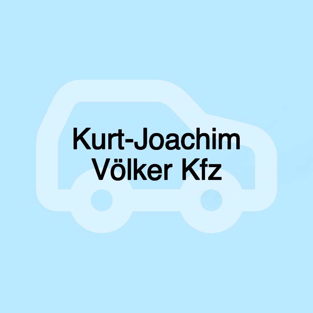 Kurt-Joachim Völker Kfz