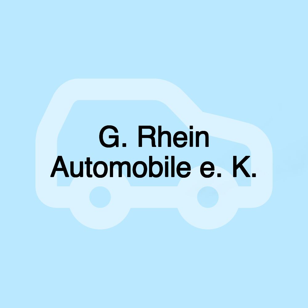 G. Rhein Automobile e. K.