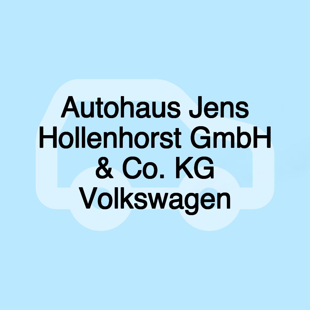 Autohaus Jens Hollenhorst GmbH & Co. KG Volkswagen