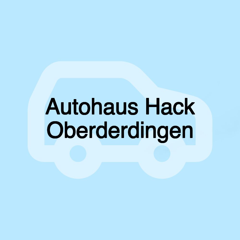 Autohaus Hack Oberderdingen