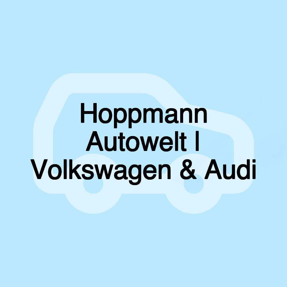Hoppmann Autowelt | Volkswagen & Audi